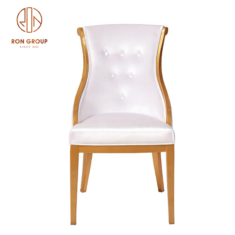 Luxury Cheap Price Home Events Hotel Furniture Throne Aluminum Stainless Steel Frame Wedding King Hotel Chairs with Armrest