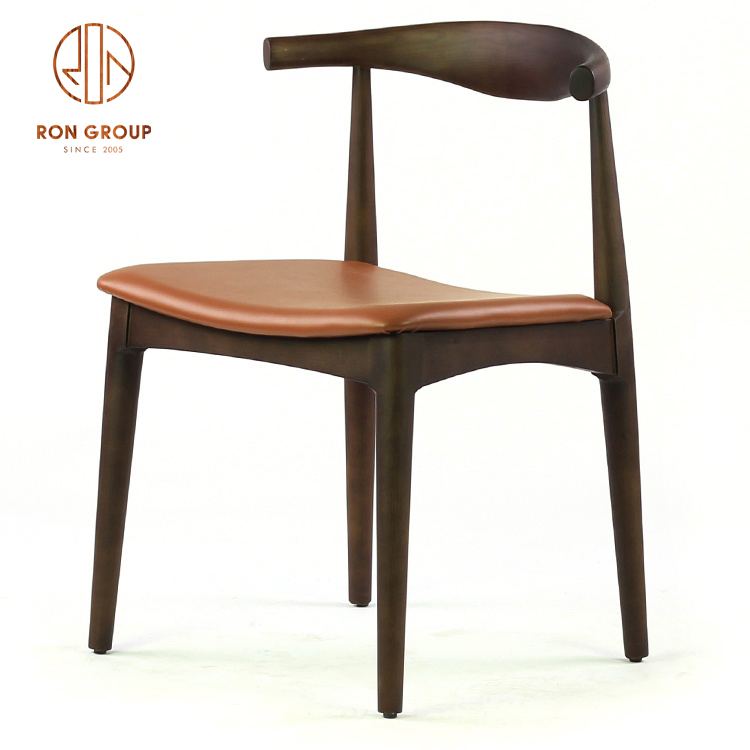 Wholesale Customize hotel use modern design Italian dining wood seat restaurant commercial furniture cafe solid wooden chairs