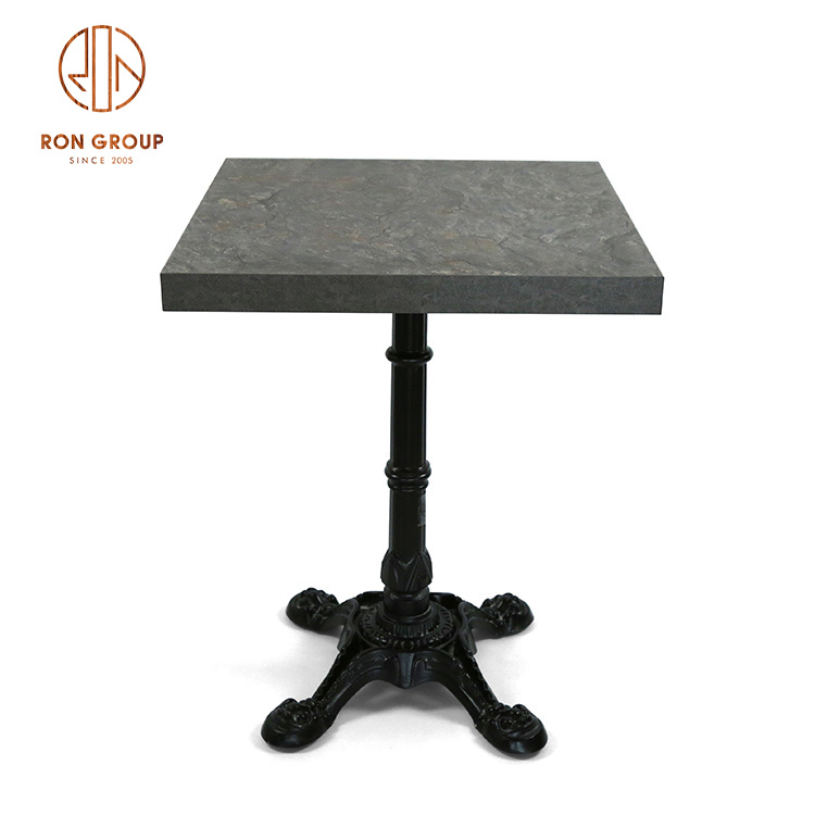Factory Direct Sale Grey High Quality Cheap Price Mdf Dining Table  for Restaurant